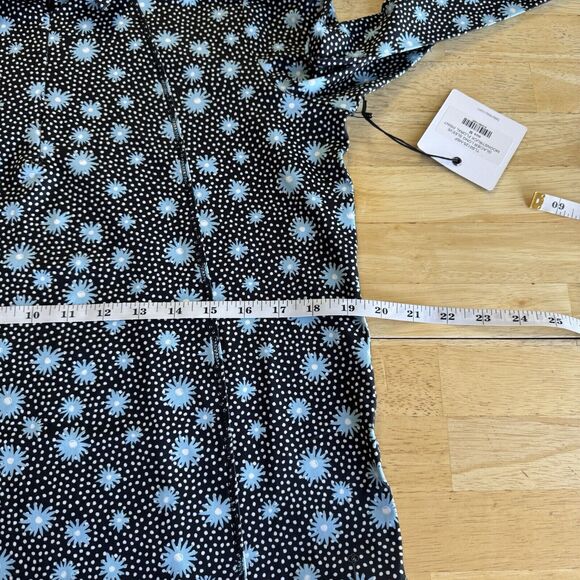 Belyn Key Moonstruck Floral Glacier Long Sleeve Golf Athletic UPF Shirt Medium - Picture 9 of 13